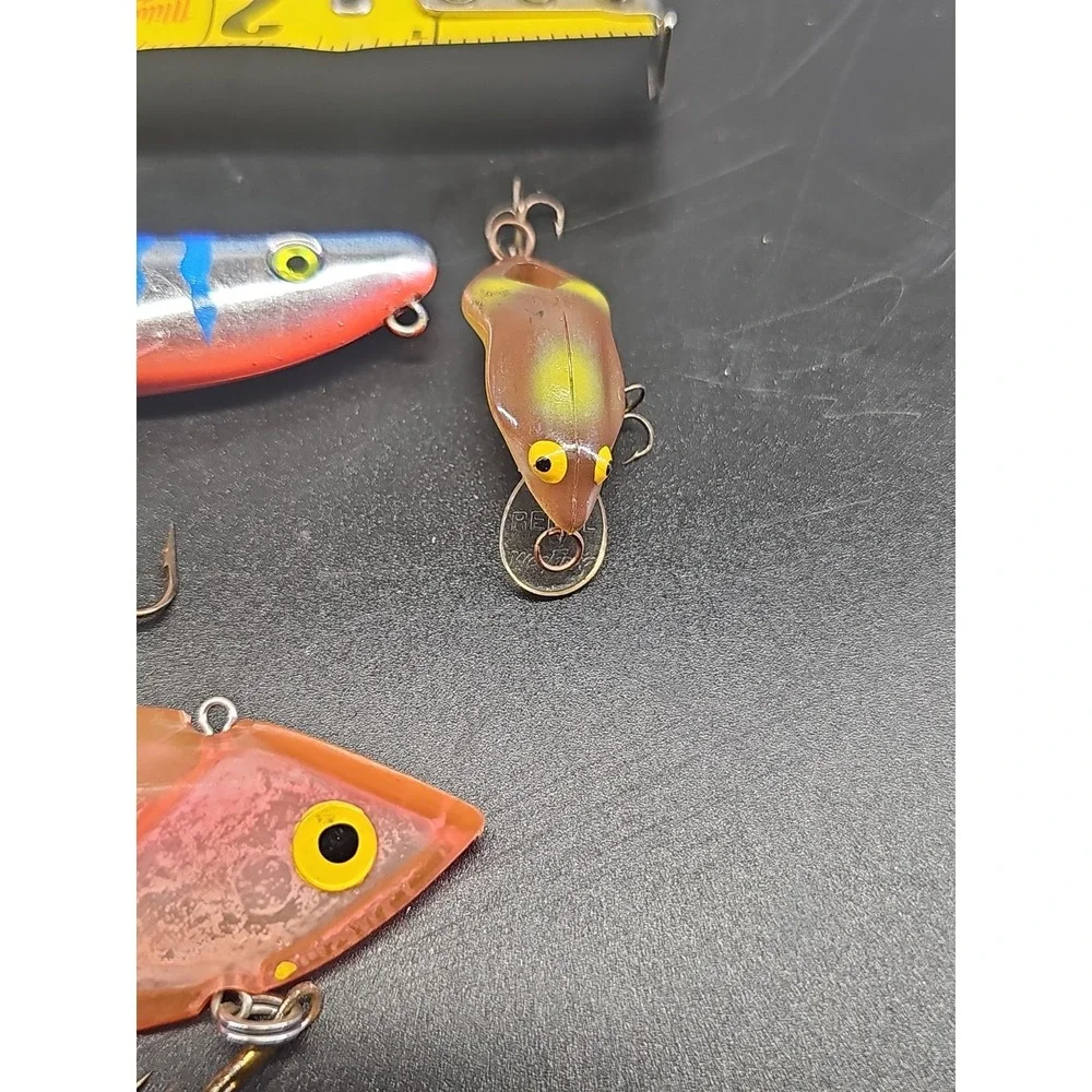 Rare Cotton Cordell Super Spot, Tail Chaser Manns, Wee Frog Rebel. Vintage